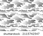 seamless camouflage halftone... | Shutterstock .eps vector #2115742547