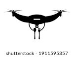 food delivery drone icon... | Shutterstock .eps vector #1911595357