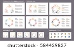 business infographics.... | Shutterstock .eps vector #584429827