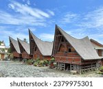 Small photo of Batak House. Batak Tribe has many interesting things for visitors. For instance, it is the Batak House. The other name is Bolon House. Originally, it belongs to Batak Toba Tribe.