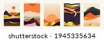 trendy abstract landscape... | Shutterstock .eps vector #1945335634