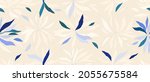 minimalist floral trendy... | Shutterstock .eps vector #2055675584