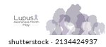 lupus awareness month banner.... | Shutterstock .eps vector #2134424937