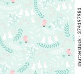Vector Seamless Pattern  Nature ...