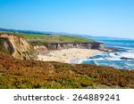 Beach And Seaside Cliffs At...