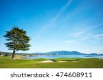 Pebble Beach Golf Course 18th Hole Green