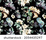 abstract solid flowers... | Shutterstock .eps vector #2054435297