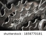 sprocket is wheels that are attached to chains, rails, or other long serrated objects