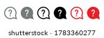 question mark set of icons.... | Shutterstock .eps vector #1783360277