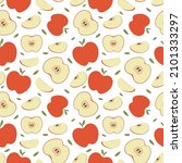 apple seamless pattern....