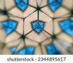 Small photo of Abstract background of the kaleidoscopic. Beautiful multicolor kaleidoscope texture. Unique kaleidoscope design.