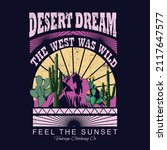 desert dream vintage graphic... | Shutterstock .eps vector #2117647577