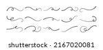 swoosh underline hand drawing... | Shutterstock .eps vector #2167020081
