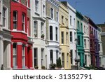London  Coloured Houses In...