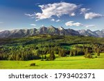 High Tatras mountains national park in Slovakia