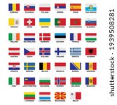 the flags of the country in the ... | Shutterstock .eps vector #1939508281