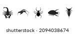 insect icon set  insect vector... | Shutterstock .eps vector #2094038674