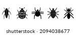 insect icon set  insect vector... | Shutterstock .eps vector #2094038677