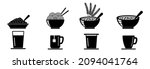food and nutritions icon set ... | Shutterstock .eps vector #2094041764