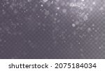 white png dust light. bokeh... | Shutterstock .eps vector #2075184034