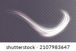 light white twirl. curve light... | Shutterstock .eps vector #2107983647