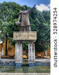 Small photo of Monument to Blessed Juan de Palafox y Mendoza in Puebla, Mexico. He was a Spanish politician, administrator, and Catholic clergyman in 17th century Spain and viceregal Mexico.