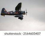 Small photo of Duxford, Cambridge, United Kingdom - July `14th 2014 Westland Lysander WW2 Plane at Flying legends airshow.