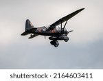 Small photo of Duxford, Cambridge, United Kingdom - July `14th 2014 Westland Lysander WW2 Plane at Flying legends airshow.