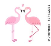 Vector Pink Flamingos...