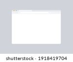 browser mockup for website.... | Shutterstock .eps vector #1918419704