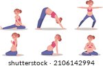pregnant woman safe exercise... | Shutterstock .eps vector #2106142994