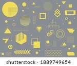gray abstract background with... | Shutterstock .eps vector #1889749654
