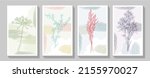 botanical wall art vector set.... | Shutterstock .eps vector #2155970027