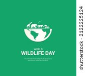 Half World and wild animal, world wildlife day, suitable design for poster, banner vector illustration 14. 