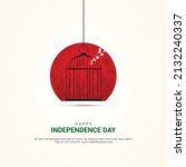 happy independence day of... | Shutterstock .eps vector #2132240337