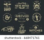 Halloween 2017 Party Label...