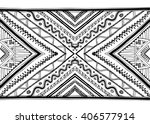 ethnic pattern hand drawn... | Shutterstock .eps vector #406577914