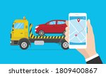 tow truck. online service for... | Shutterstock .eps vector #1809400867