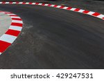 Motor racing circuit Red and White