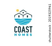 Coast Homes Logo Design  Wave...