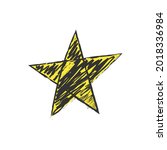 star icon. star draw. star in... | Shutterstock .eps vector #2018336984