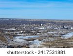 Small photo of Looking NW toward downtown Billings, MT from the East Rimrocks