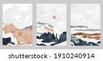 set of three abstract... | Shutterstock .eps vector #1910240914