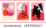 a set of three abstract... | Shutterstock .eps vector #1997050217