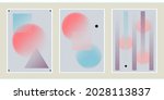 a set of three colorful... | Shutterstock .eps vector #2028113837