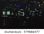 city flats at night | Shutterstock . vector #579886477