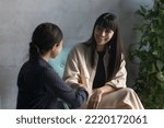 Small photo of Middle-aged businesswoman company boss welcoming corporate client, greeting job interview applicant, shaking hands express respect and nice to meet you, showing amity and friendly relation. Make deal