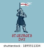 st.george's day card with... | Shutterstock .eps vector #1895511334