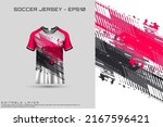 sports jersey and t shirt... | Shutterstock .eps vector #2167596421