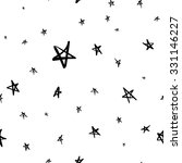 hand drawn seamless star... | Shutterstock .eps vector #331146227